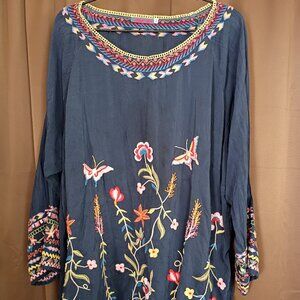 Excellent Johnny Was GELLA Tunic 3X